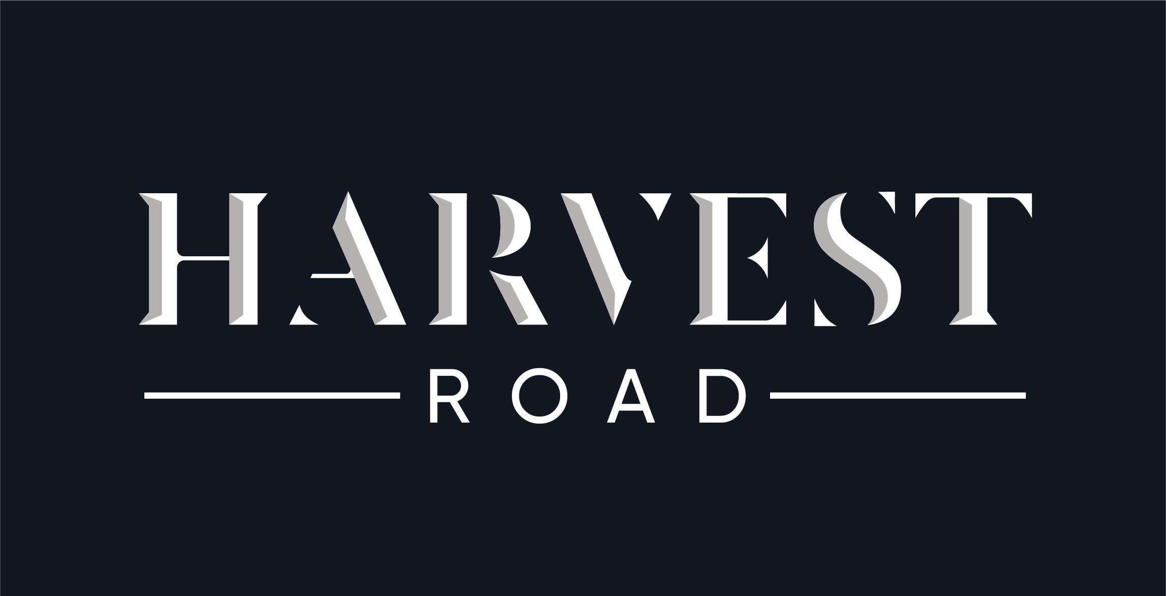 Harvest Road Primary Logo Reverse version