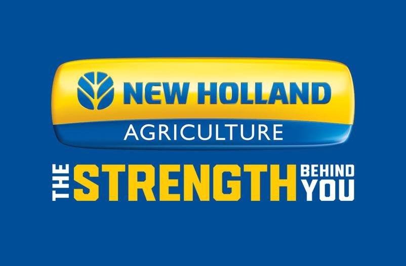 New Holland Logo with Blue BG